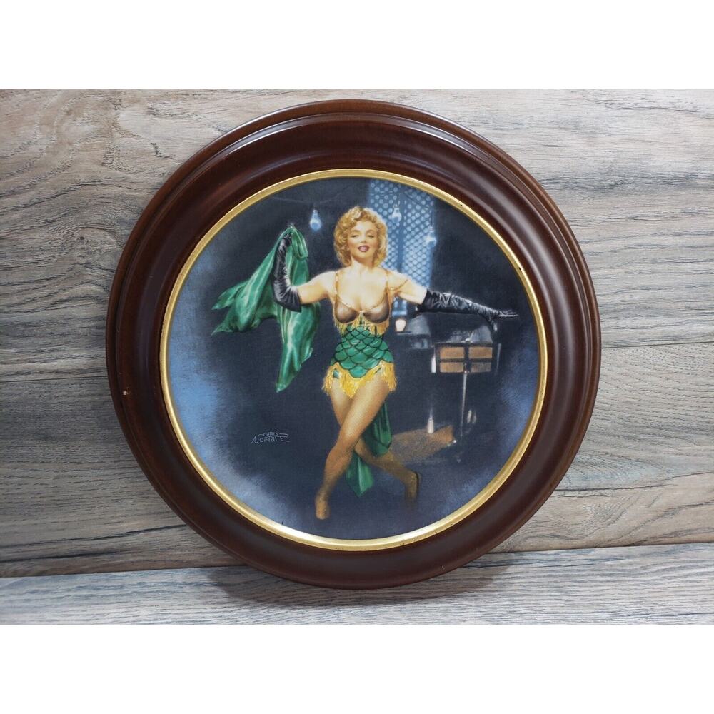 Marilyn Monroe-Bus Stop Collectible Plate 1992 Delphi Framed